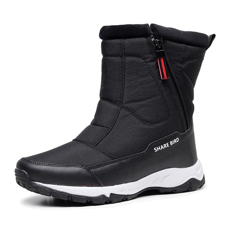 

Унисекс, толстые теплые зимние ботинки – зимняя обувь для катания на лыжах и модная хлопковая обувь. 40