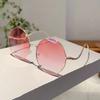 Oversized Round Sunglasses Women  New Fashion Vintage Gradient Shades Retro Trendy Luxury Stylish Design Sun Glasses