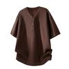 Casual T-shirt For Men, V-neck Buttoned, Lightweight Short-sleeved Sweater For Men, Comfortable Cotton Short-sleeved For Men