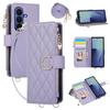 Crossbody Wrist Strap Zipper Wallet Cards Solt Phone Case for Samsung Z Fold 8 Ultra 7 6 5 4 Flip Leather Stand Protector Cover