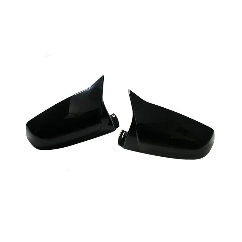 Carbon Fiber Pattern Black Side Wing Rearview Mirror Cover Cap for BMW 5 6 7 Series E60 E61 E63 E64 F06 F07 F10 F11 F13 F01-F04