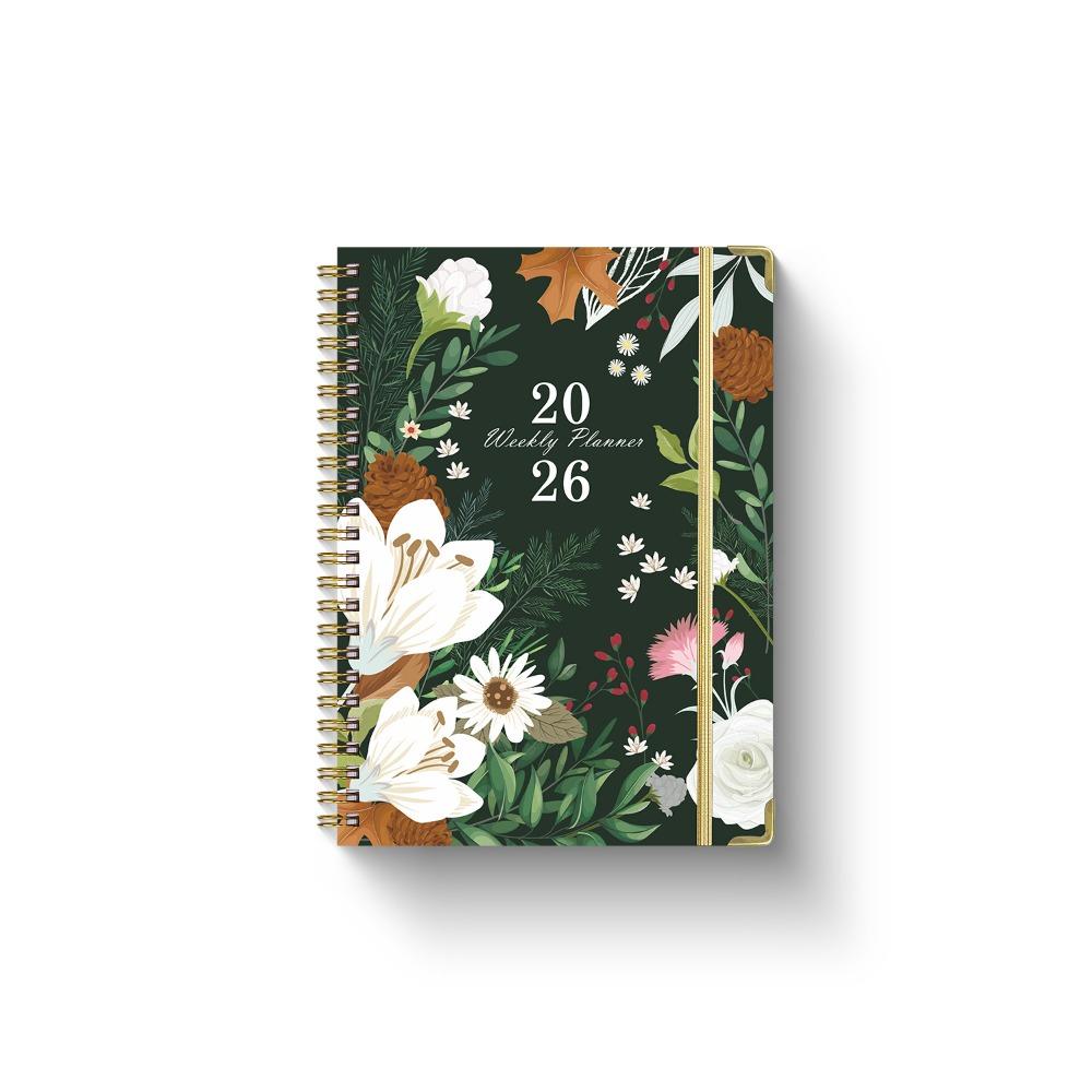 English Notepad A5 Coil English Notebook Diary Plan Book Work Exercise Schedule Book