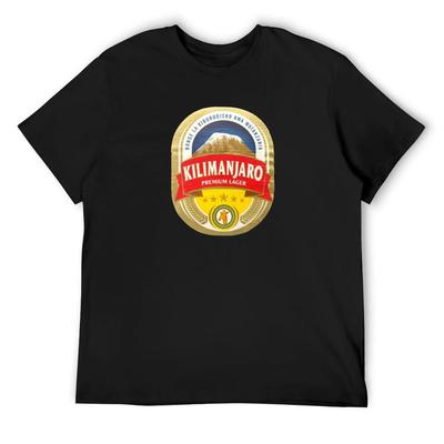 Kilimanjaro Beer T-Shirt Summer Shirt Cotton Graphic Tees Anime Clothes Mens Graphic T-shirts Big and Tall