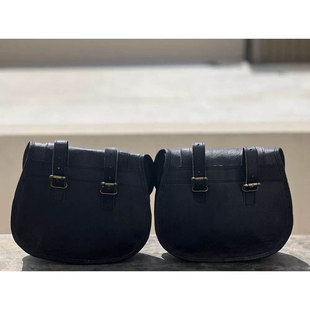 Tasche Motorrad Ziegenleder Satteltasche Packtaschen Zwei Seite Werkzeug Tasche Taschen