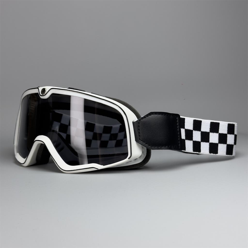 Motocyklové brýle Jízdní brýle Harley Vintage Větruodolné Pískové brýle 3/4 Helma