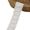 15 Yards Pure Cotton Sewing Trim Hollowed Out Flowers Multi-size Decor Ribbon Lace Trim White Lace Trim Ribbon Clothing Decor