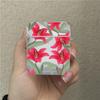 Cute Lily Flower Print Earphone Case for Apple AirPods 4 1 2 Pro2 Pro Bluetooth Headphone Cover Protective Soft TPU Cover Cases