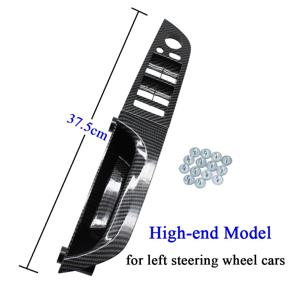 E90 E91 Interior Carbon Fiber Master Panel Passenger Door Pull Handle Cover For BMW 3 Series 316i 318 320i 325i 328i