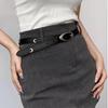 Vintage Moon Pu Leather Womens Belt With Alloy Buckle For Fashionable Casual Wear