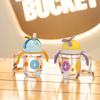 Nieuwe 250/300ml Waterbeker met Tuit Cartoon Draagbaar met Handvat Waterflessen Siliconen Rietje Lekkend Rietje Mooi Flesje Kinderen