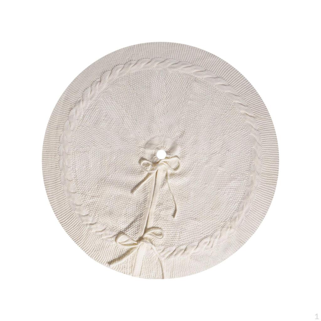 Christmas Tree Apron and Mat for Seasonal Decoration