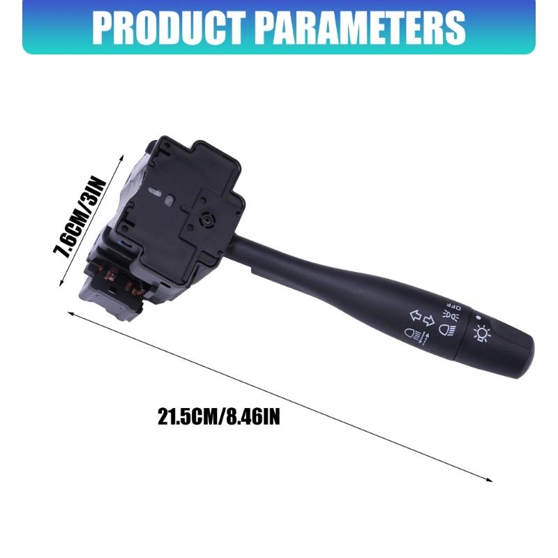 Automotive Steering Column Light Control Switches, 255405M000, Turn-Direction Symbols, ABS Housing and One Replacement Control Assembly Included for