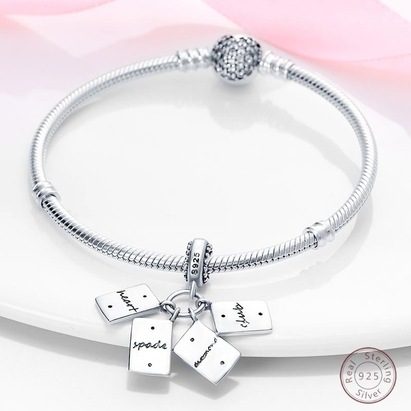 100% Copper Playing Cards Shiny Zirconia Beads 3Mm Diy Holiday Exquisite Jewelry Gift Making