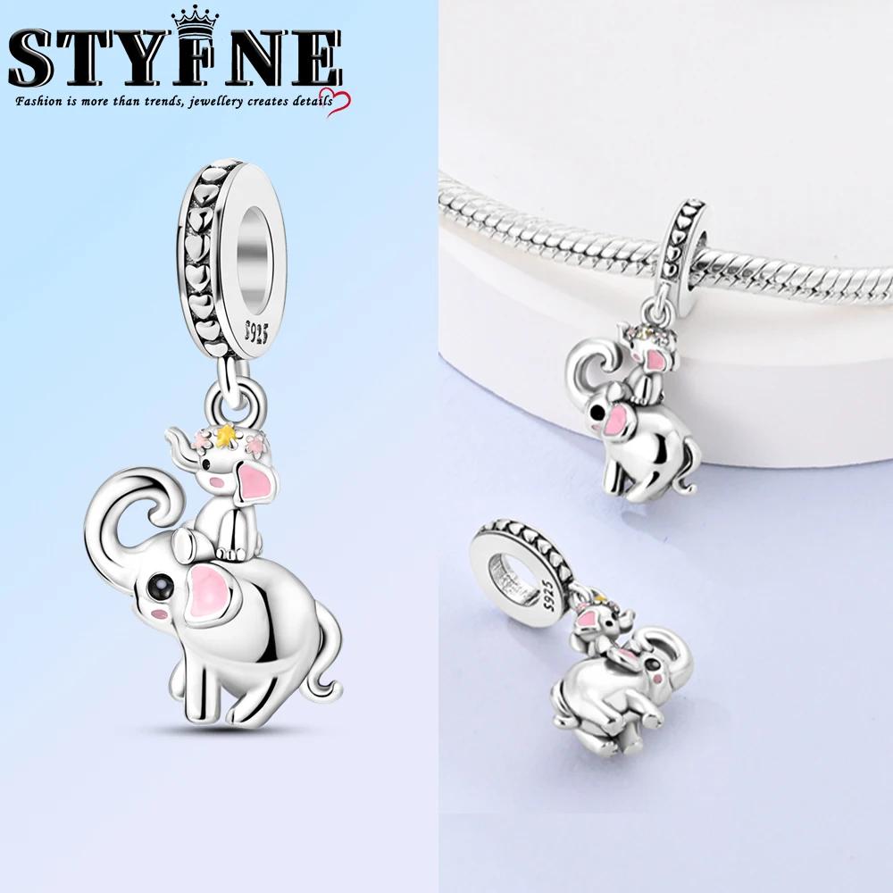 Anniversary Copper Color Cute Cat Blue Moon Owl Rabbit Mermaid Animal Charms Pendants Fit Original Bracelets Diy Jewelry