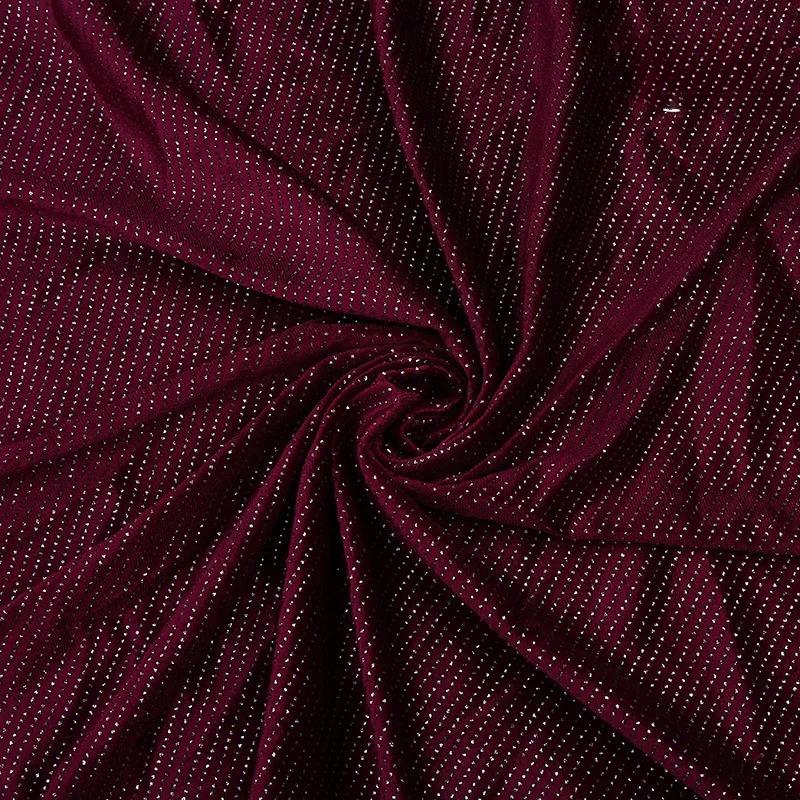 Velvet Gold Hot Stamping Fabric Silver Starry Stripes Star Bronzing Fabric for DIY Dress High-End Bride Dresses Sewing Cloth