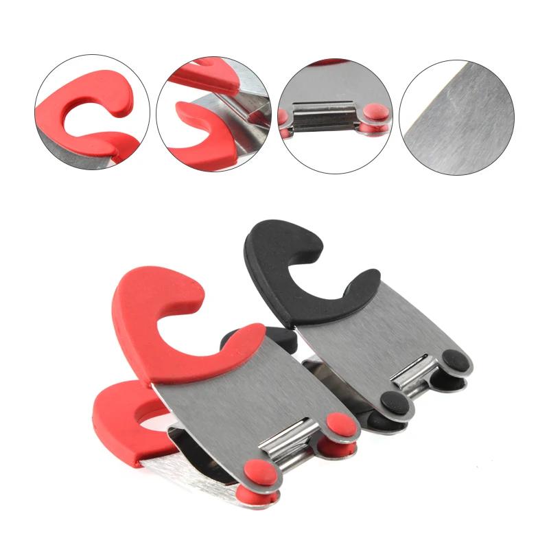 1 Pieza Clips Laterales para Olla de Acero Inoxidable Soporte para Cuchara Antiescaldante Gadgets de Cocina Goma Gadgets de Cocina