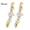 Elegant Scarf Clasp 2Pcs Vintage Sweater Clips for Women Girls, Retro Faux Pearl And Rhinestones Cardigan Clips, Collar Pin Dresses Shawls, Adjustable
