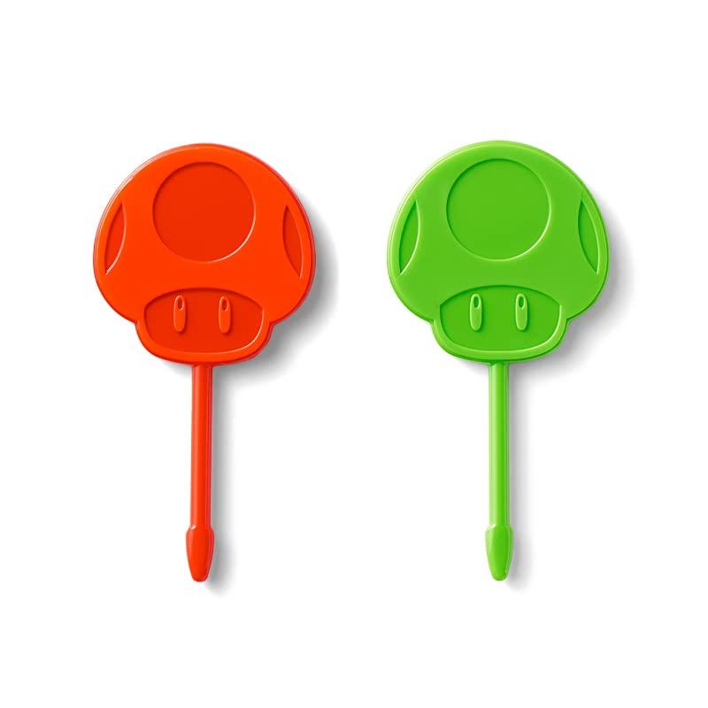 Super Mario Home & Party Muffin Cup (Question Block) & Pick (Super Mushroom/1UP Mushroom)