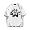 Summer Men's Gym T-shirt Pattern Printed Fashion Leisure Sports Men's Round Neck T-shirt High Quality Men's Clothing