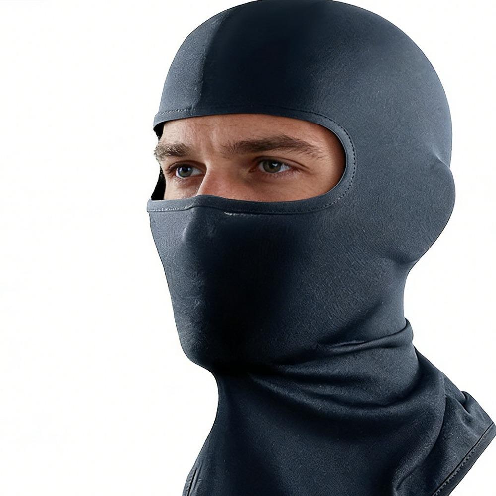 Balaclava Integrale per Sport all'Aperto Antivento Antipolvere Elastico Sottocasco Traspirante Caldo Bandana Maschera Facciale