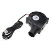New 7530 5V USB Powered Fan with One Speed Controller- Compact and Quiet Blower for Barbecue and Camping