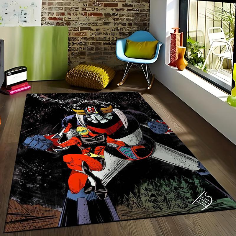 15 Sizes UFO-ROBO-GRENDIZER-GOLDORAK Pattern Rug for Bedroom Living Room Anime Carpets for Girl Room Floor Mat  floor mats