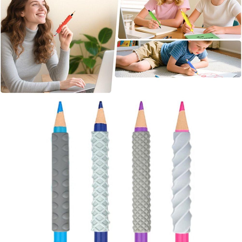 Textured Pencil Grips Write Right Learning Pen Holder New Pencil Sleeves