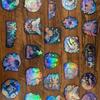 50PCS Cartoon Holographic Laser Creative Biology Graffiti Stickers Decorative Guitar Notebook Luggage DIY Waterproof Stickers