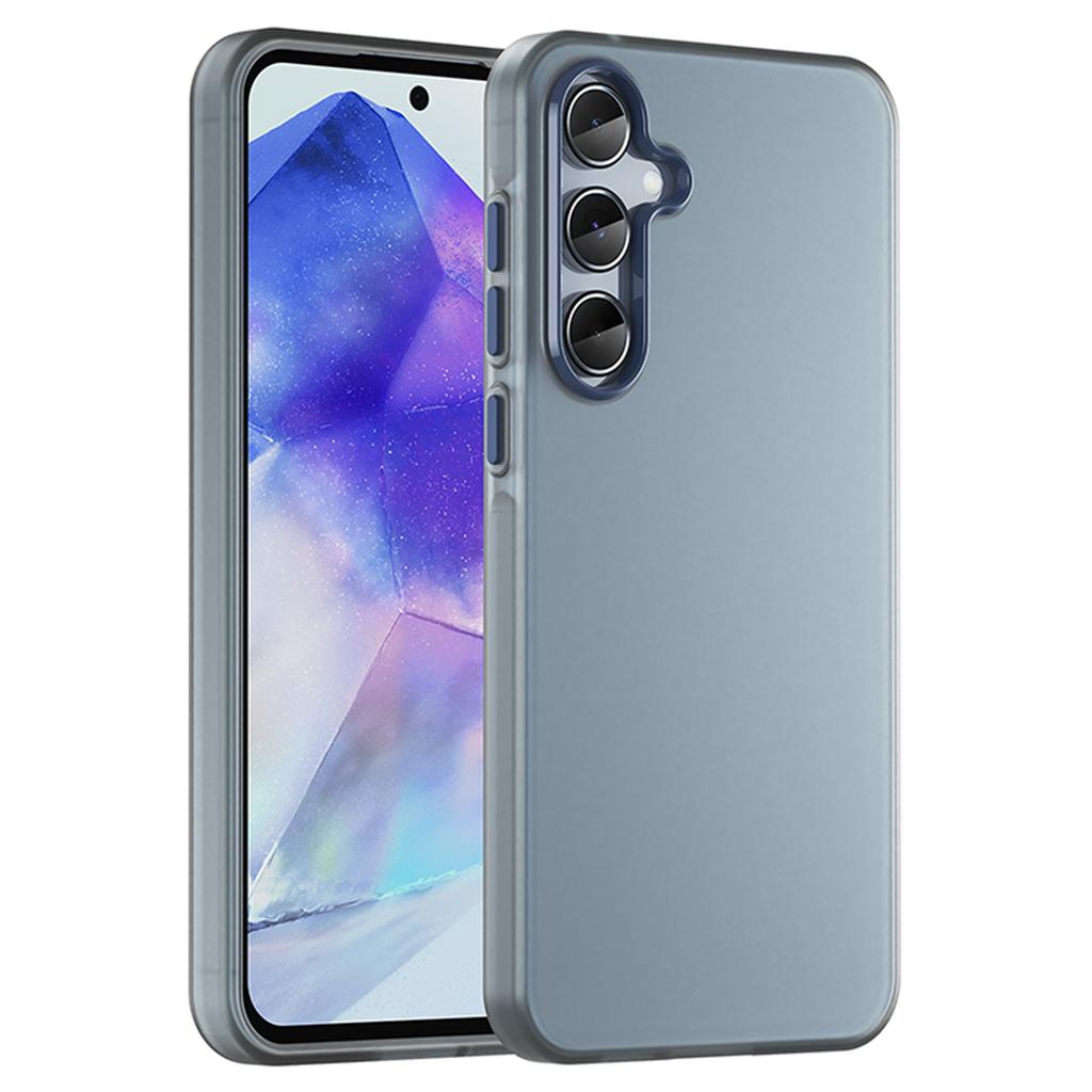 For Samsung Galaxy A55 5G Case TPU+PC Phone Back Cover Matte Translucent Design
