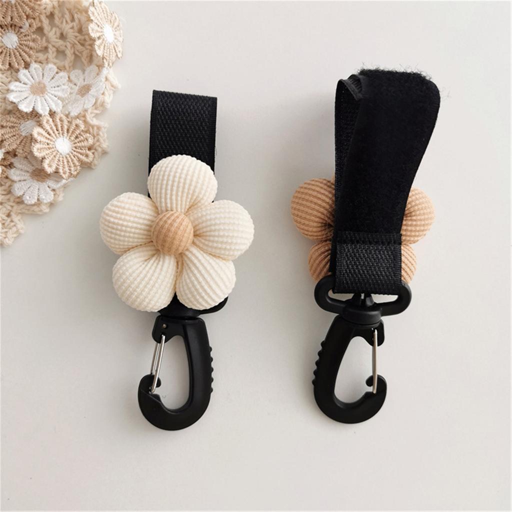 Baby Stroller Hook Hanger Lovely Flower Toddlers Cart Organiser Bag Storage Hanging Rack Infant Supplies Accessory Gift