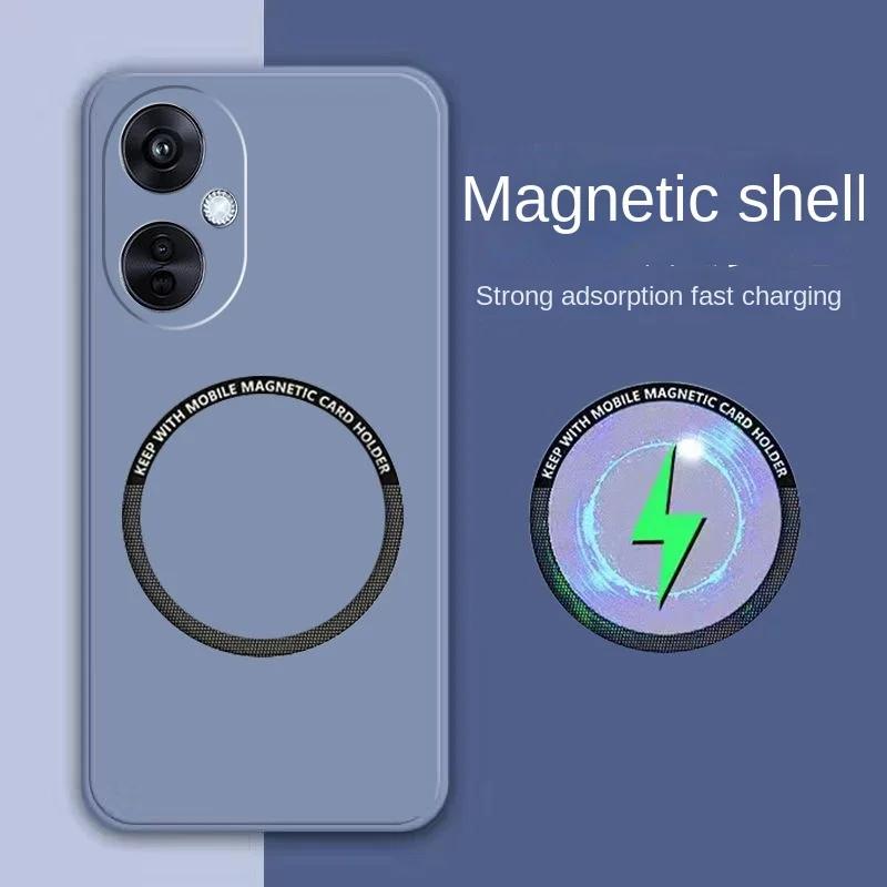 Luxury Magnetic Wireless Charge For Magsafe Case for Oneplus 12 Nord Ce 2 3 Lite 9 8 10 Pro 10T 11 Shockproof Soft Bumper Cover