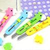 Candy Color Mini Utility Knife Box Photo Tools Paper Cutter Office School Supplies Art and Craft