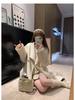 2026 Autumn/Winter Women's High-End Oatmeal Wool Coat - Korean Style, Loose Fit, Petite