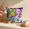 Trendy TTokidokiful Cushion Cover Stylish Washable Pillow Cover Ideal for Couch Bedroom Car Decoration
