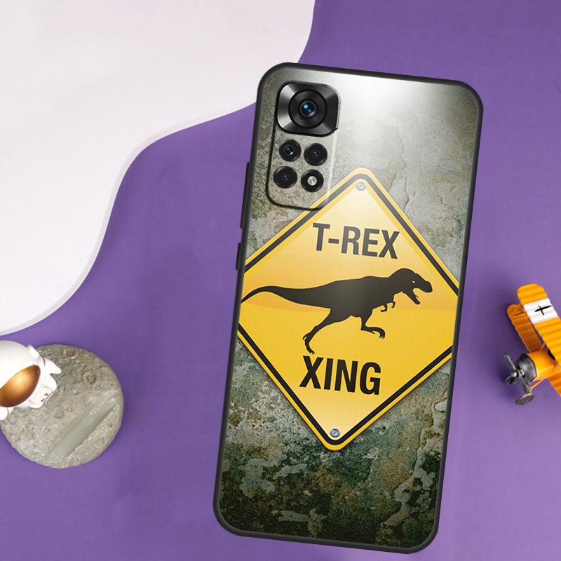 T Rex Dinosaur Tyrannosaurus Case For Xiaomi Redmi Note 13 Pro 14 12 9 10 11 Pro 10S 11S 12S Redmi 10C 13C 14C 12C Cover