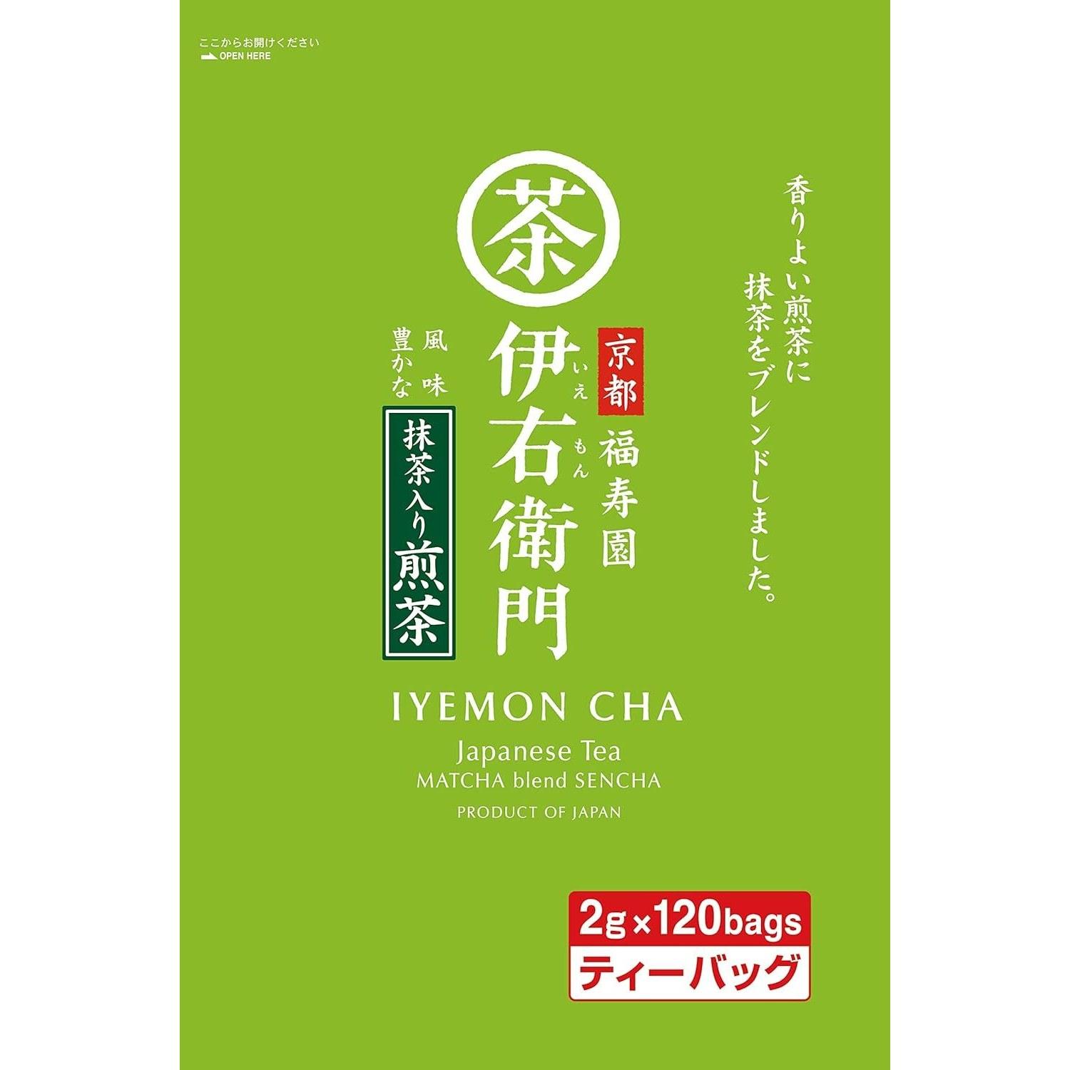 Uji no Ro Iemon Matcha-iri Sencha Tea Bag 2g120P