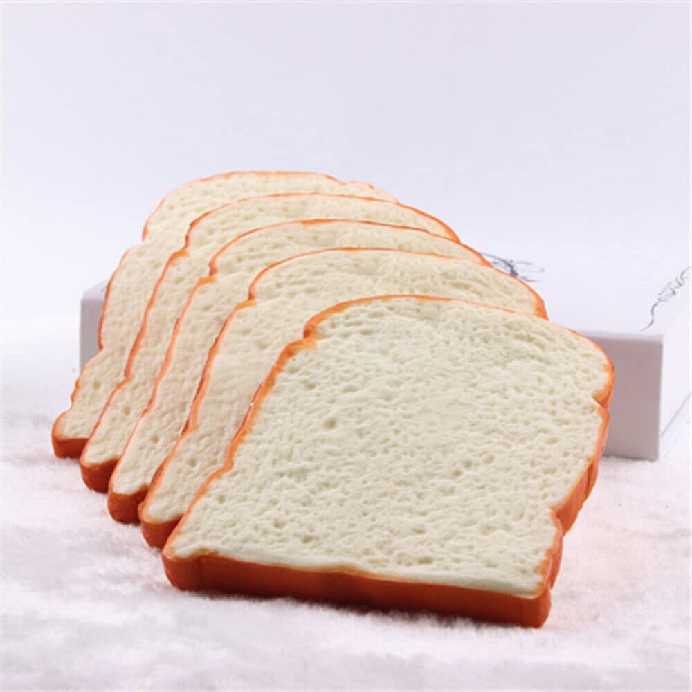 Bright and Sophia Fluffy Bread Food Samples with Butter Perfect for Model and Pretend Play of 5 White 14cm x x Scent, Bread, Sweets, Toys, Display,