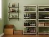 G7030 Metal Garage Storage Rack 5 Shelves 150X30X70 Galvanized