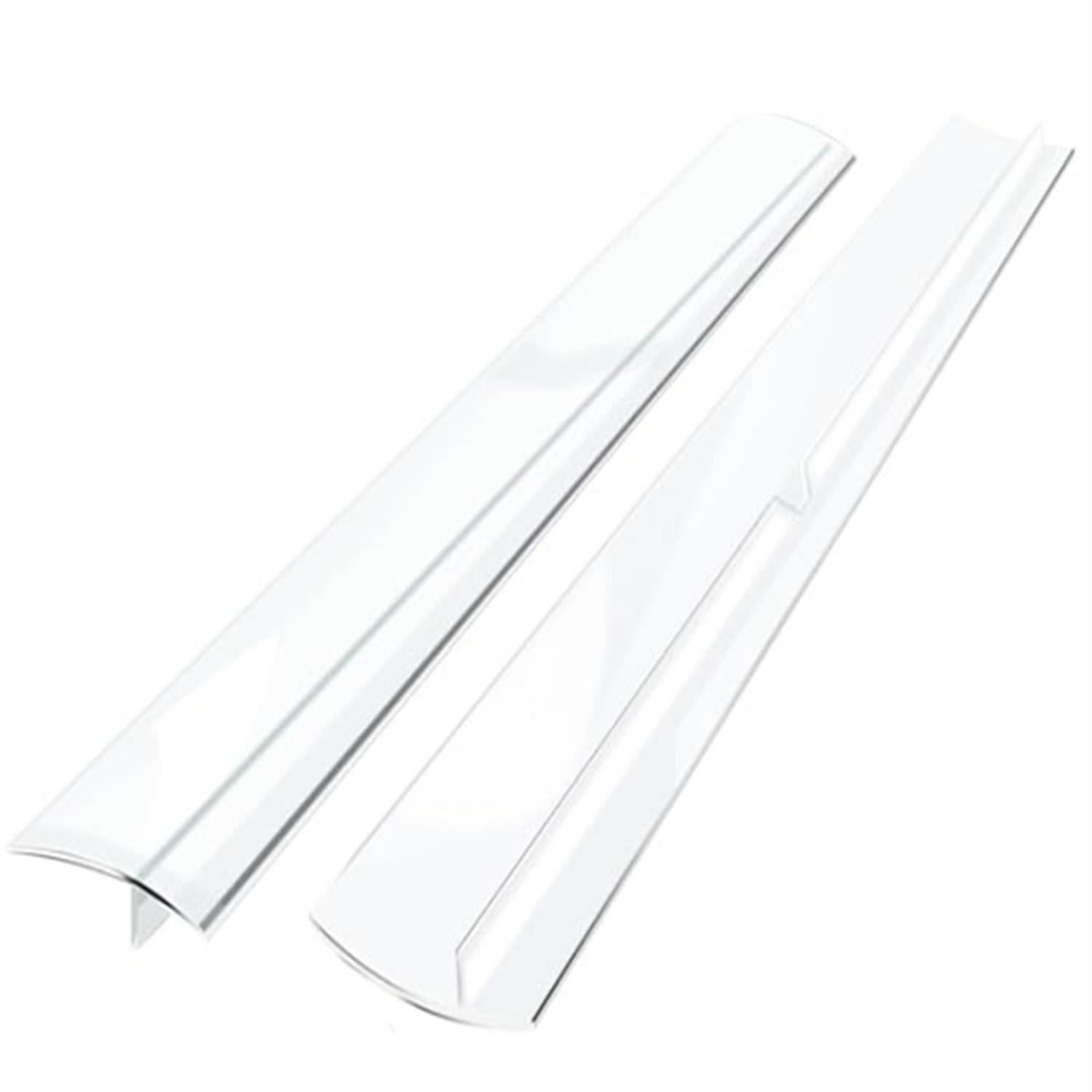 

Gap Filler for Stove and Counter - Kitchen Stove Counter Gap Cover Silicone Gap Cover Between Stove and Counter 21 Inches Black 21inch білий