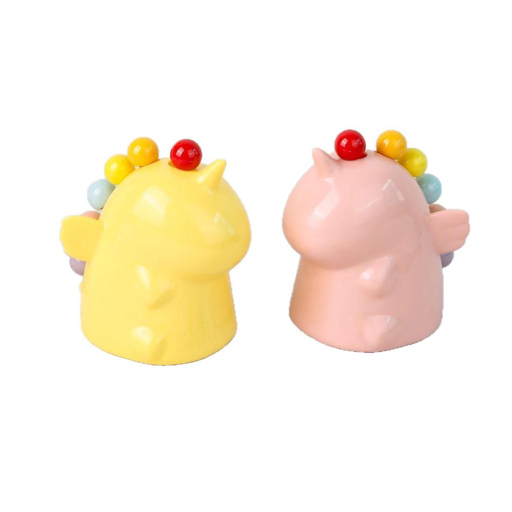 Creative Colorful Unicorn Dessert Fork Set - Cute Cartoon Stainless Steel Cake Ornaments