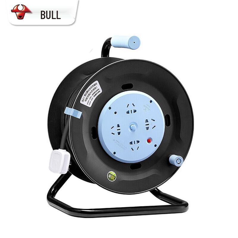 BULL Electric Cable Reel with Extension Cord