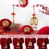 Spring Festival Dustpan Pendant Chinese New Year Broom Pendant Housewarming Lucky Gift Broomstick Copper Coin Hanging Decor