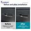 Naklejka wewnętrzna w stylu włókna węglowego do Renault Clio 5 MK5 2020 2021 2022 2023 2024 2025 LHD RHD Panel wewnętrzny