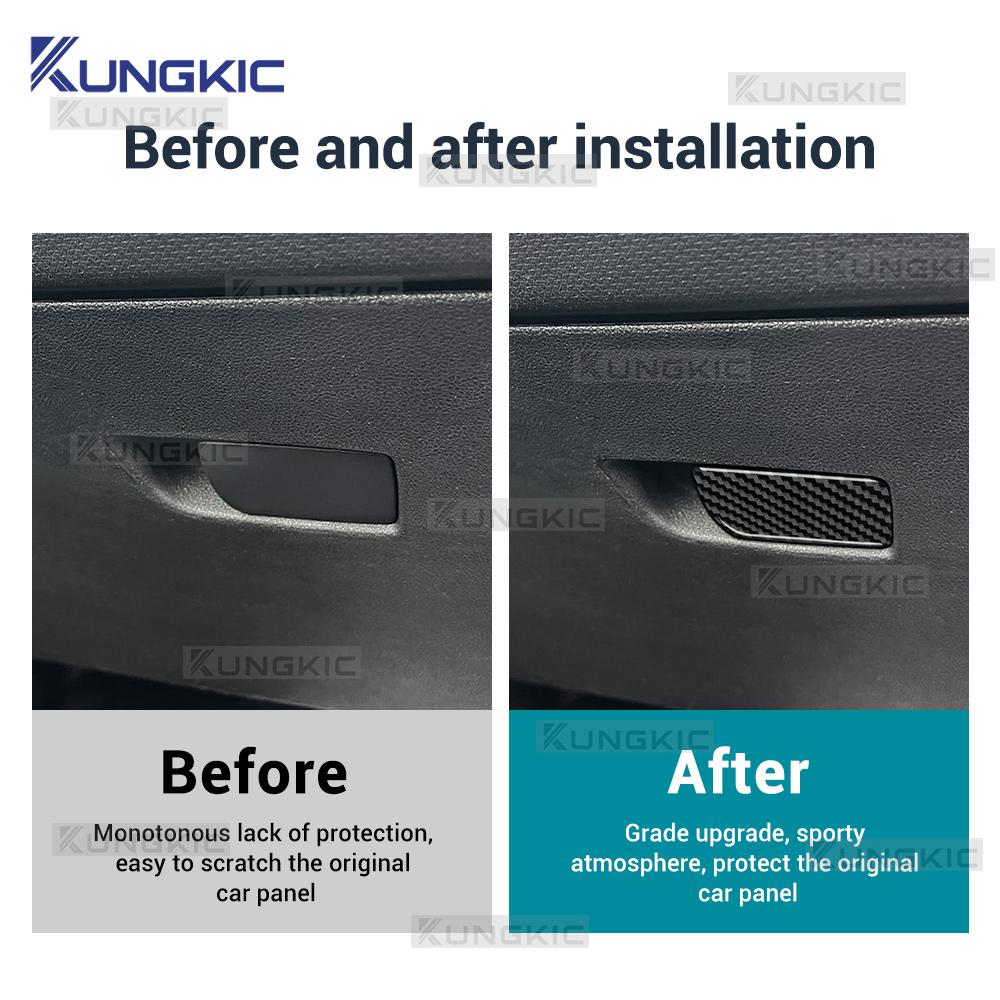 Naklejka wewnętrzna w stylu włókna węglowego do Renault Clio 5 MK5 2020 2021 2022 2023 2024 2025 LHD RHD Panel wewnętrzny