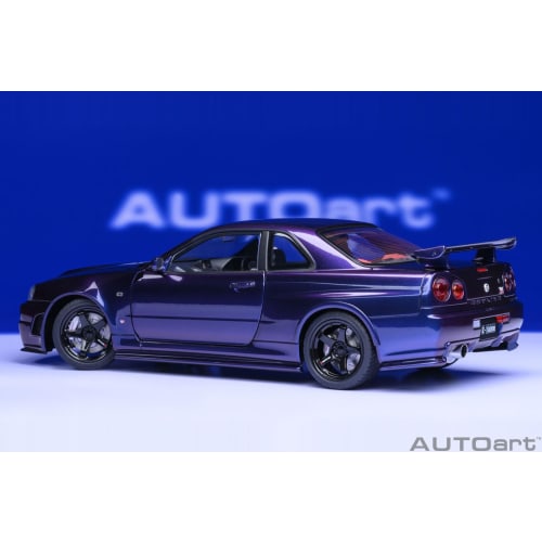 AUTOart 1/18 Scale Nismo R34 GT-R Z-tune Midnight Purple III Finished Product