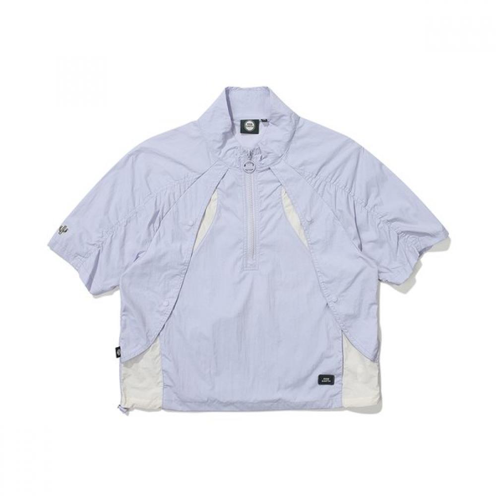Bbc Earth Contrast Curved Anorak  Lilac 100