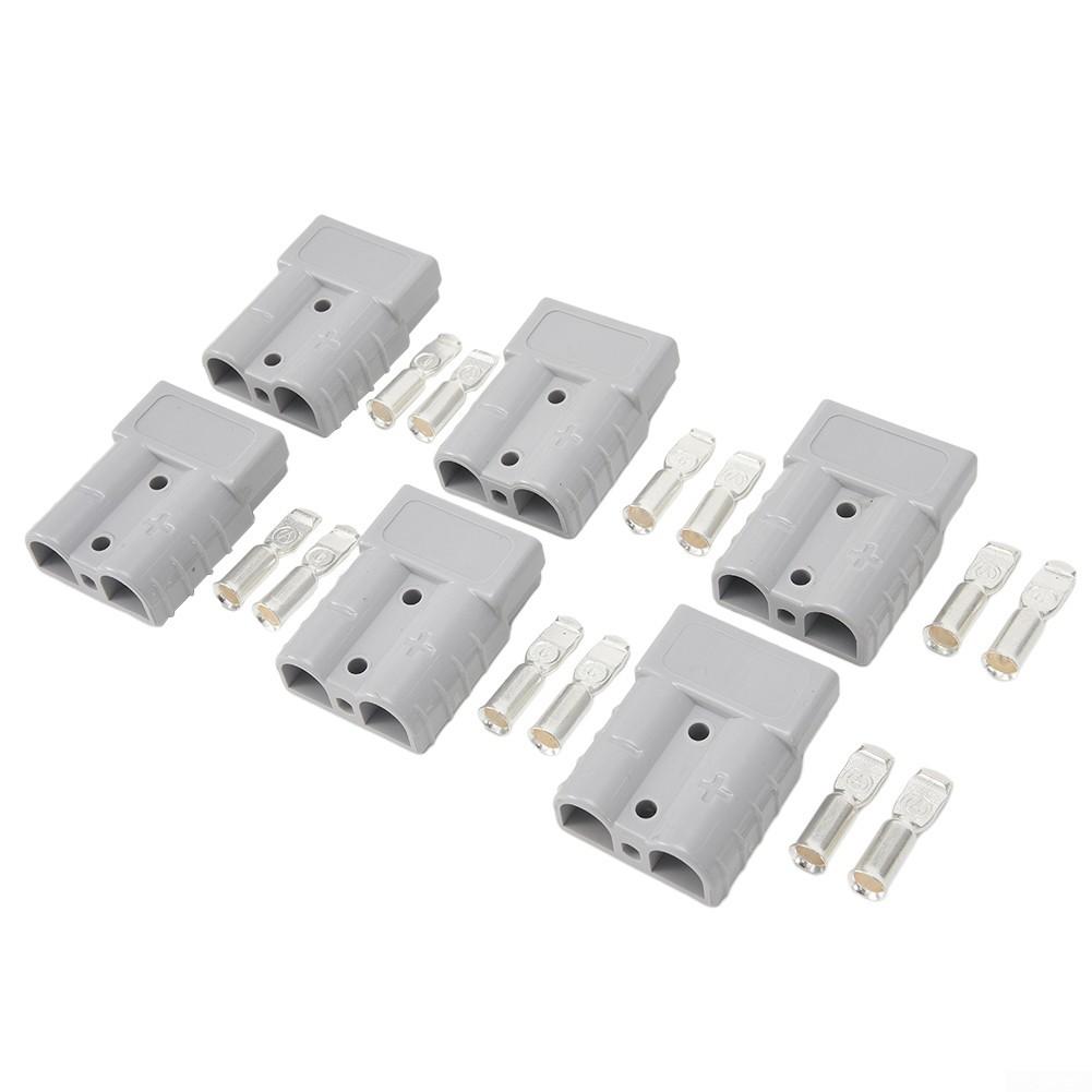 For Anderson Style Plug Connectors for Solar Caravan 6AWG 50AMP Pack of 6