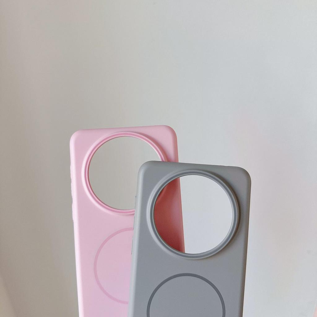 Suitable for Huawei MATE70pro Soft PC Magnetic Suction Phone Case Mate60 Skin-soft Macaron Protection Case