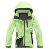 Sports & Outdoors Women Solid Color Waterproof Hooded Jackets Zip Climbing Coat