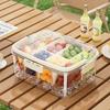 Outdoor Fresh-Keeping Picnic Basket: Food-Grade, Sealed, Transparent Storage Box
